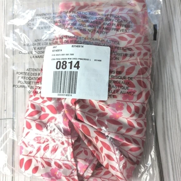 Lobo Rosa Arara Mini Dress from Anthropologie in Pink and White Size Large NWT - Picture 8 of 8